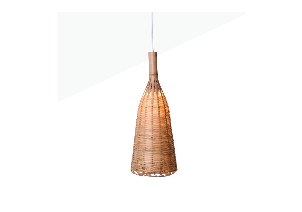 Suspension en osier "Boa" - K174-B - Barcelona LED