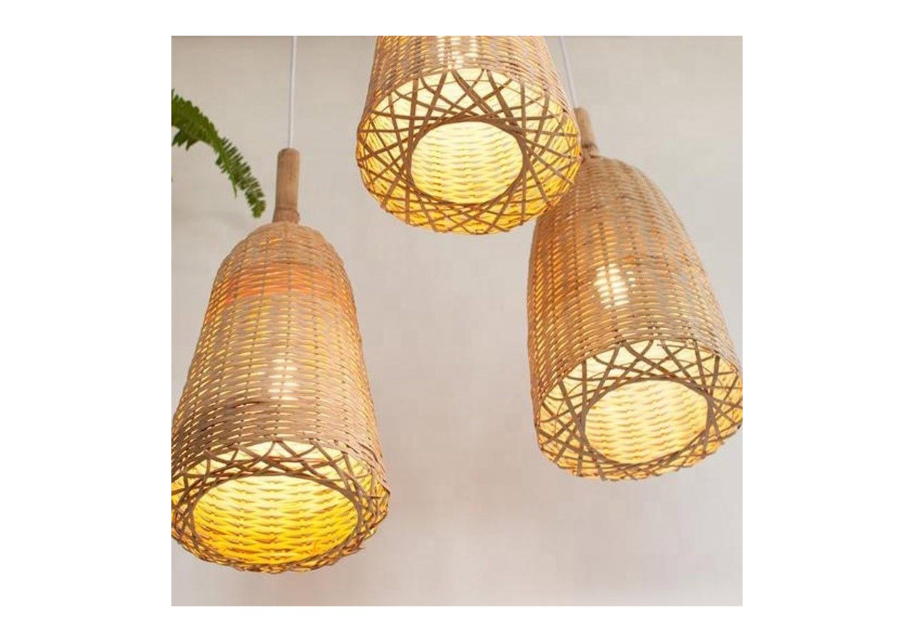 Suspension en osier "Boa" - K174-B - Barcelona LED
