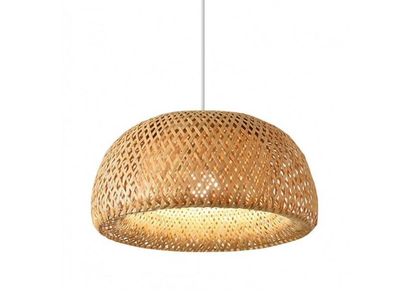 Suspension en osier "Hanna" - K178-B - Barcelona LED Suspension en osier "Hanna" - K178-B - Barcelona LED