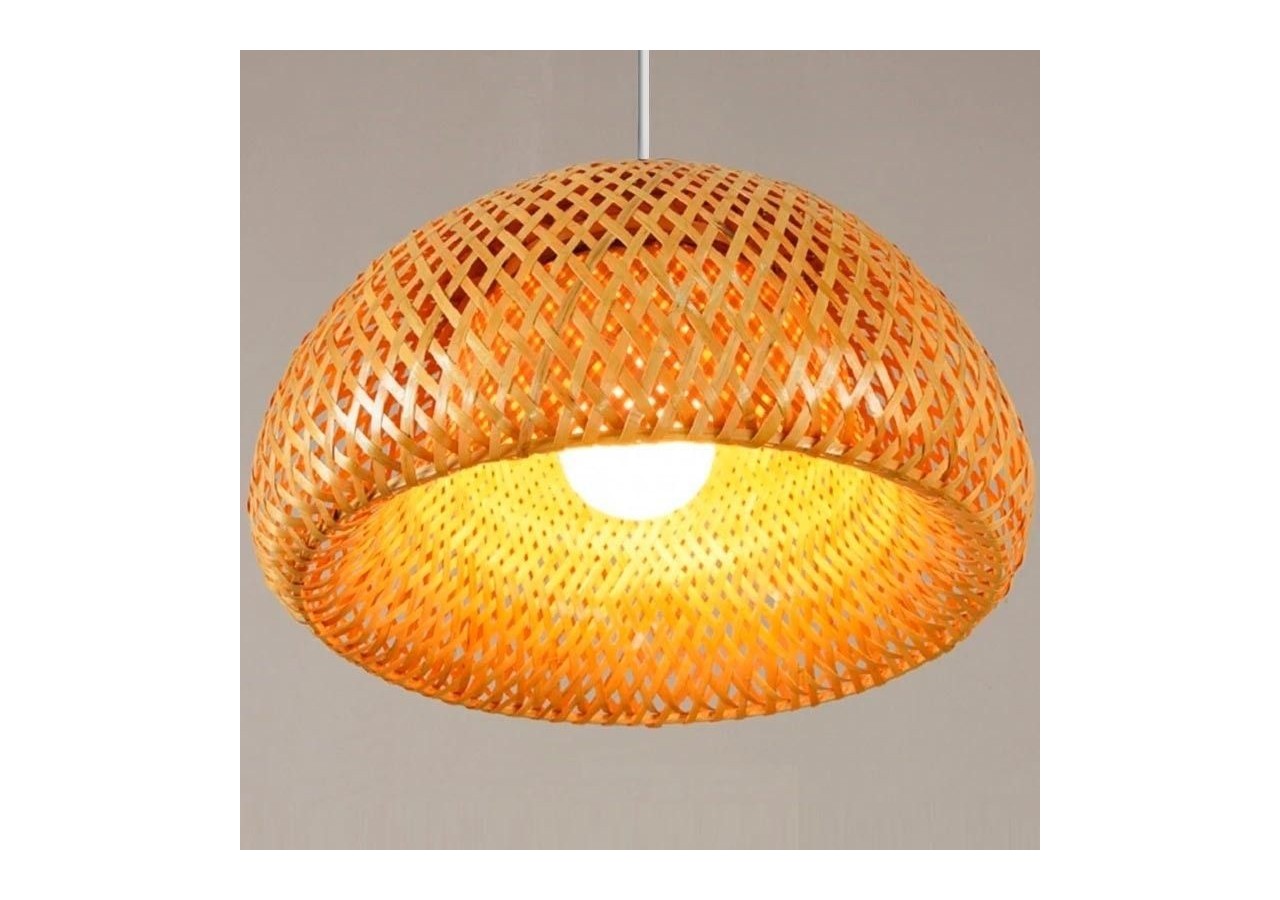 Suspension en osier "Hanna" - K178-B - Barcelona LED