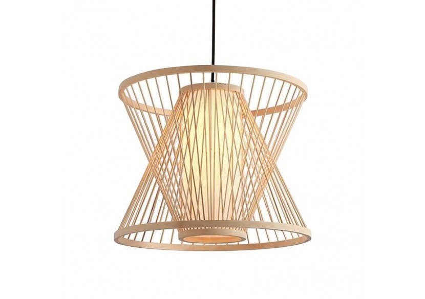 Suspension en bambou "Rise" - K177-N - Barcelona LED Suspension en bambou "Rise" - K177-N - Barcelona LED