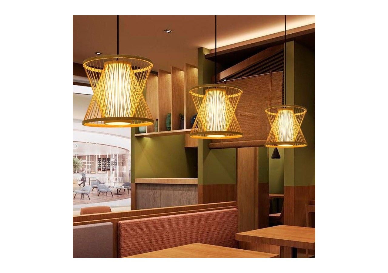 Suspension en bambou "Rise" - K177-N - Barcelona LED
