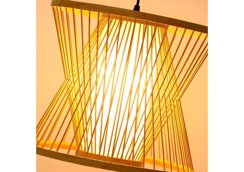 Suspension en bambou "Rise" - K177-N - Barcelona LED Suspension en bambou "Rise" - K177-N - Barcelona LED