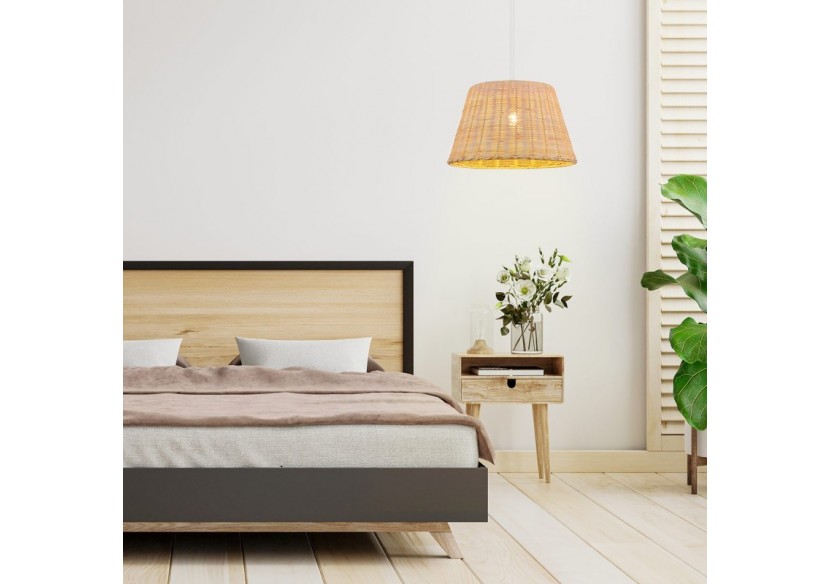 Suspension en osier "Hank" - K175-B - Barcelona LED Suspension en osier "Hank" - K175-B - Barcelona LED