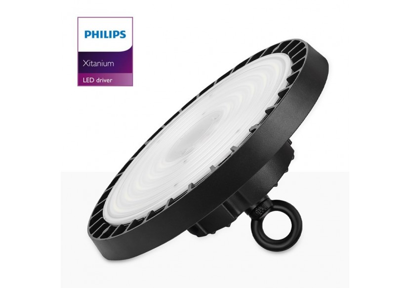 Cloche LED industrielle - Driver PHILIPS - 200W - 160lm/W - Puce PHILIPS - Dimmable 1-10V - IP65 - B8137-200-5K - Barcelona LED