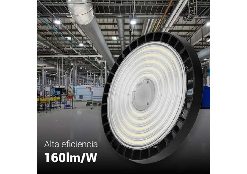 Cloche LED industrielle - Driver PHILIPS - 200W - 160lm/W - Puce PHILIPS - Dimmable 1-10V - IP65 - B8137-200-5K - Barcelona LED
