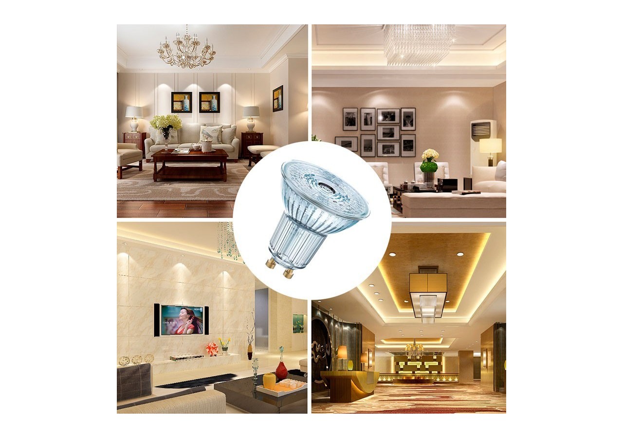 Ampoule LED GU10 5.5W OSRAM Parathom DIM PAR16 36 degrés Régulable 4000 degrés K - O608252 - Barcelona LED