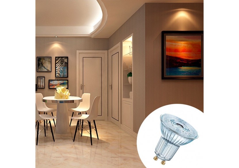 Ampoule LED GU10 5.5W OSRAM Parathom DIM PAR16 36 degrés Régulable 4000 degrés K - O608252 - Barcelona LED