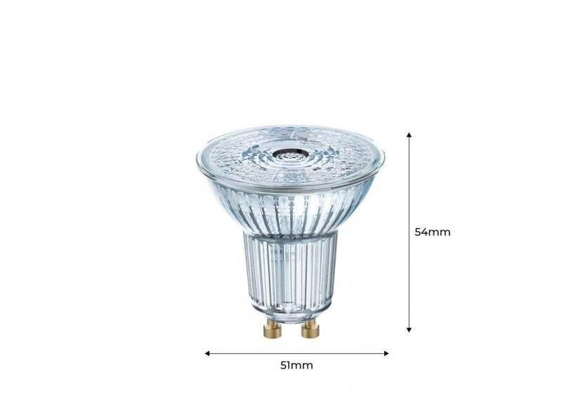 Ampoule LED GU10 5.5W OSRAM Parathom DIM PAR16 36 degrés Régulable 4000 degrés K - O608252 - Barcelona LED
