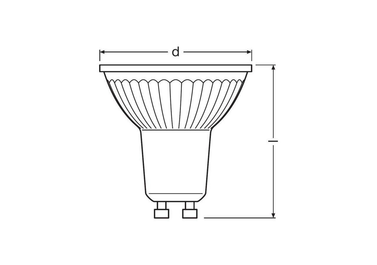 Ampoule GU10 LED OSRAM Parathom PAR16 50 36 degrés 7W 4000 degrés K - O608856 - Barcelona LED