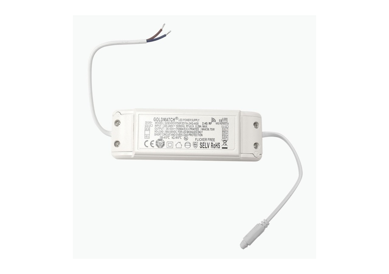 Panneau LED 60x60 extra-plat CCT dimmable avec télécommande - 40W - B5235-3CCT - Barcelona LED