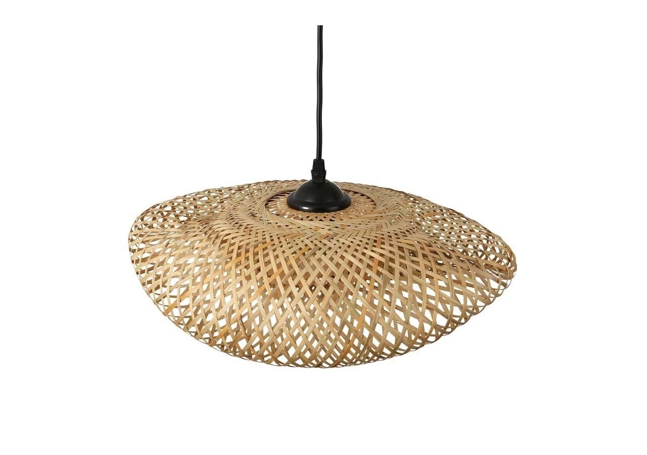 Lampe suspendue en osier avec prise "Vimet" - LM150-C - Barcelona LED