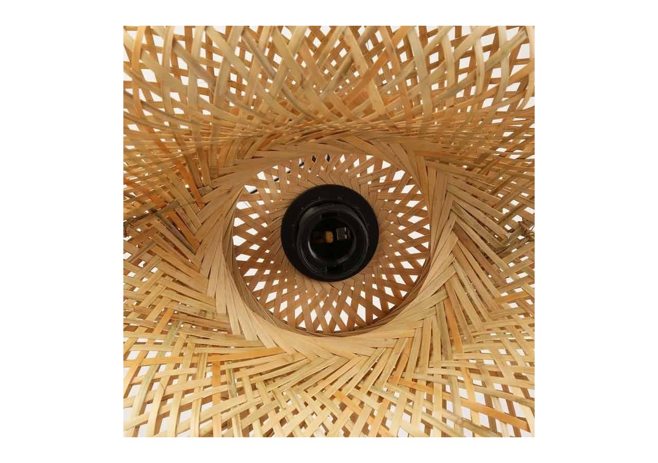 Lampe suspendue en osier avec prise "Vimet" - LM150-C - Barcelona LED