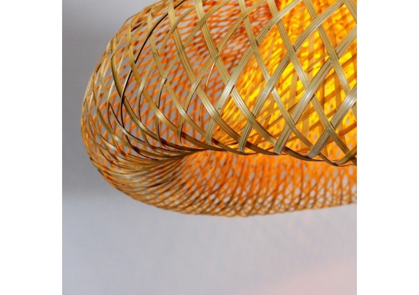 Lampe suspendue en osier avec prise "Vimet" - LM150-C - Barcelona LED