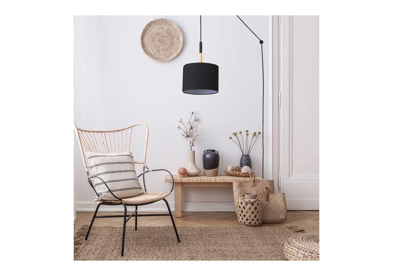 Lampe suspendue avec prise "Class" - LN1303-C-N - Barcelona LED