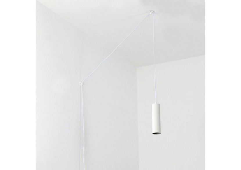 Suspension minimaliste avec câble et prise "RIM" - GU10 - LN3007-B - Barcelona LED