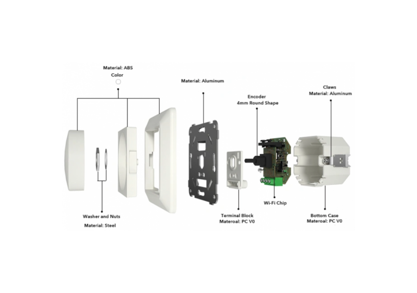 Interrupteur variateur SMART WIFI 200W Fonction marche / arrêt - B704-WIFI - Barcelona LED