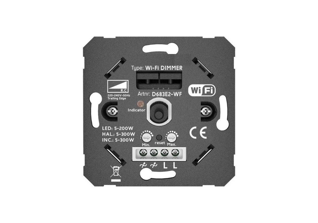 Interrupteur variateur SMART WIFI 200W Fonction marche / arrêt - B704-WIFI - Barcelona LED