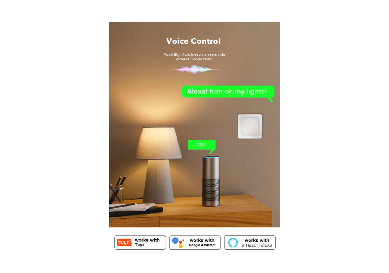 Interrupteur variateur SMART WIFI 200W Fonction marche / arrêt - B704-WIFI - Barcelona LED