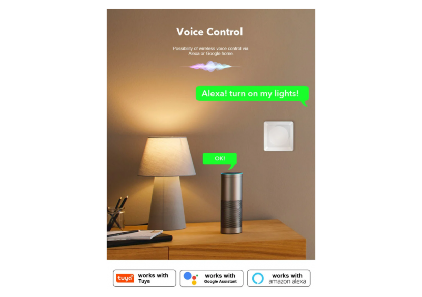 Interrupteur variateur SMART WIFI 200W Fonction marche / arrêt - B704-WIFI - Barcelona LED