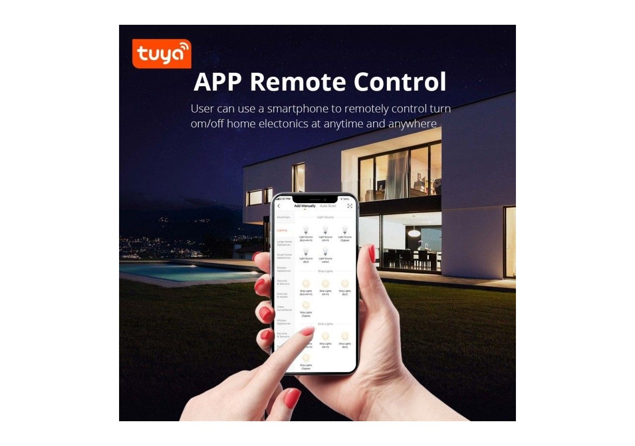 Interrupteur variateur SMART WIFI 200W Fonction marche / arrêt - B704-WIFI - Barcelona LED