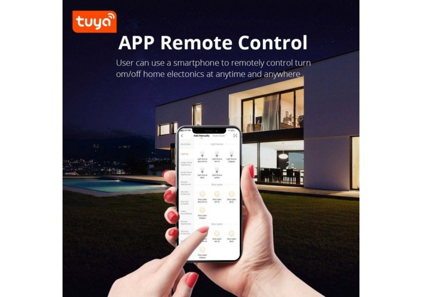 Interrupteur variateur SMART WIFI 200W Fonction marche / arrêt - B704-WIFI - Barcelona LED