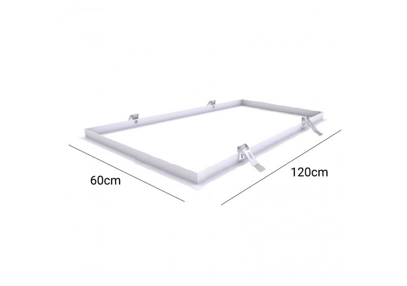 Kit cadre encastré pour panneaux LED 120x60 - B4270-120x60 - Barcelona LED