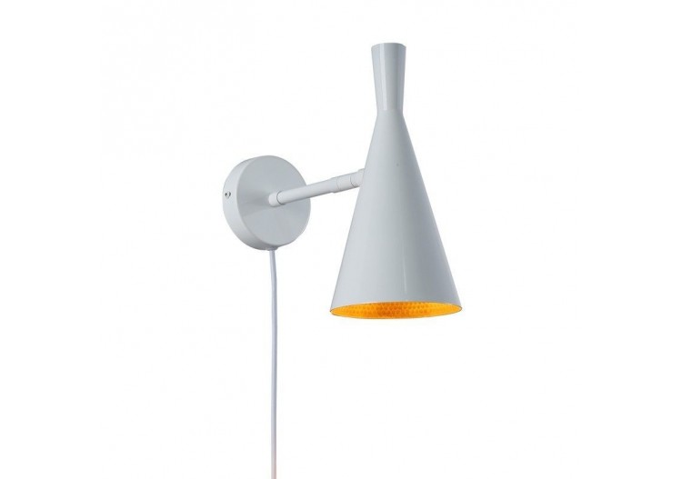 Applique murale scandinave orientable avec interrupteur et prise - L3033-B-EU - Barcelona LED