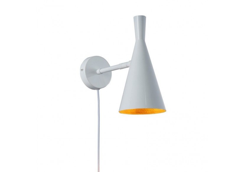 Applique murale scandinave orientable avec interrupteur et prise - L3033-B-EU - Barcelona LED