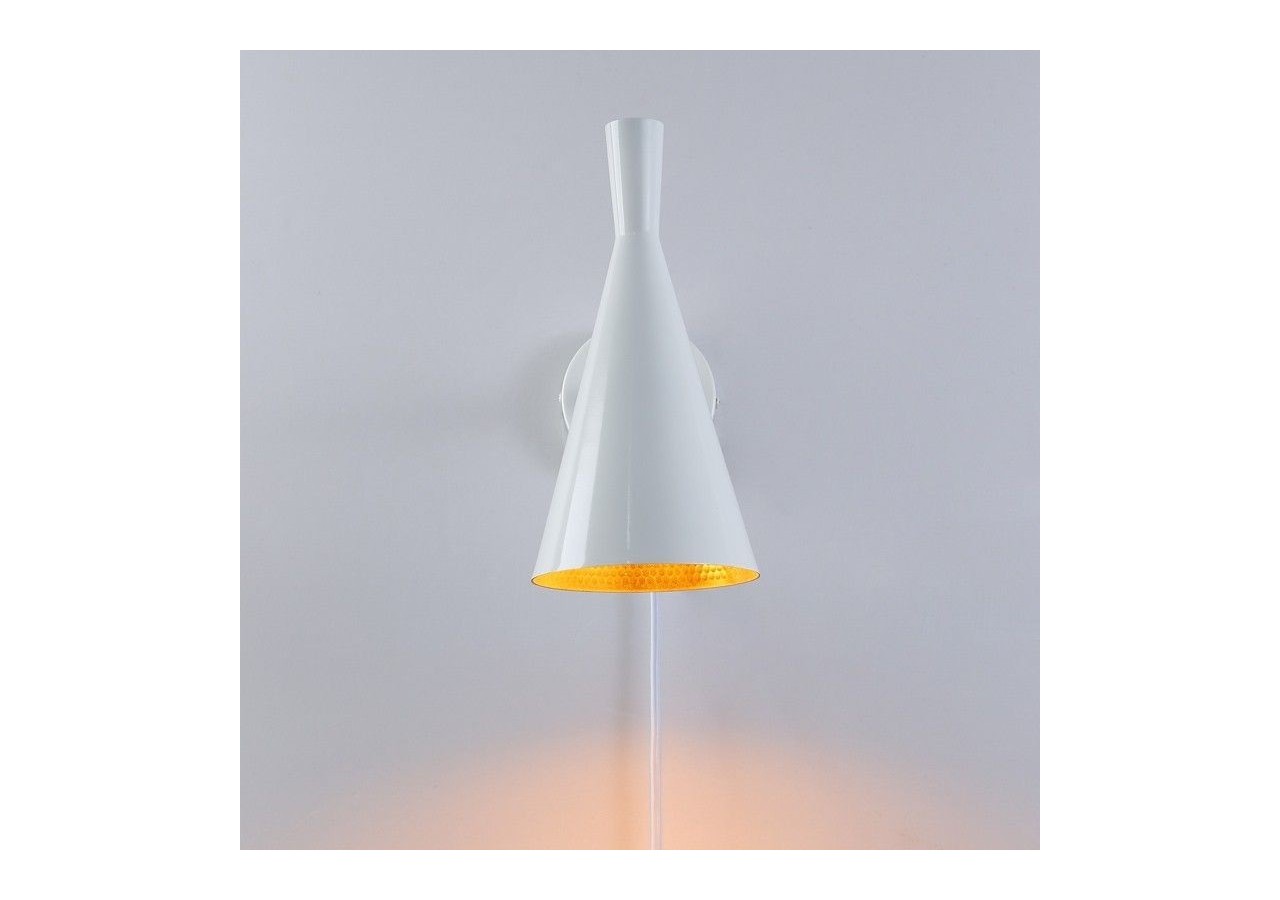 Applique murale scandinave orientable avec interrupteur et prise - L3033-B-EU - Barcelona LED