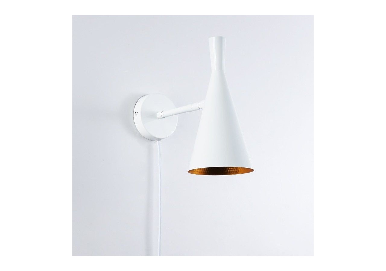 Applique murale scandinave orientable avec interrupteur et prise - L3033-B-EU - Barcelona LED