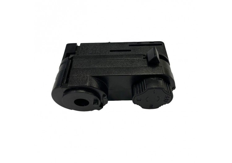 Connecteur adaptateur de luminaire pour rail triphasé - BTT-GB10-N - Barcelona LED