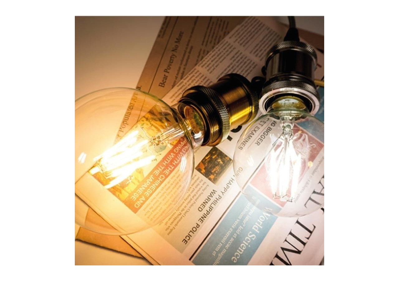 Ampoule à filament LED G95 E27 8W - BF1-G95E27-BC - Barcelona LED