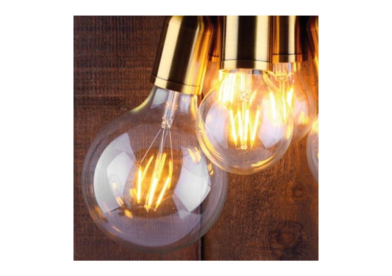 Ampoule à filament LED G95 E27 8W - BF1-G95E27-BC - Barcelona LED