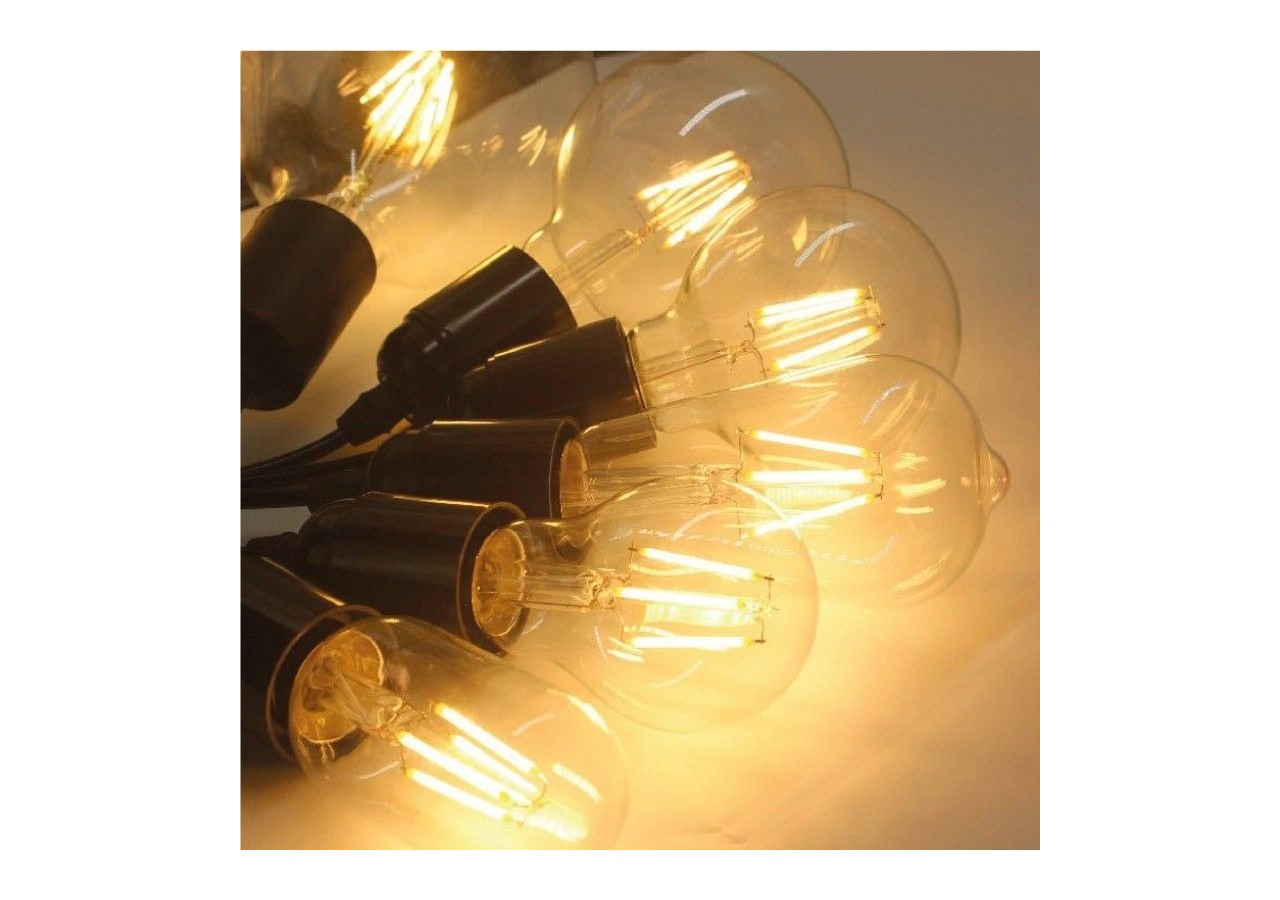 Ampoule à filament LED G95 E27 8W - BF1-G95E27-BC - Barcelona LED