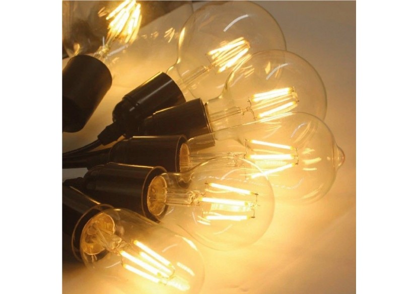 Ampoule à filament LED G95 E27 8W - BF1-G95E27-BC - Barcelona LED