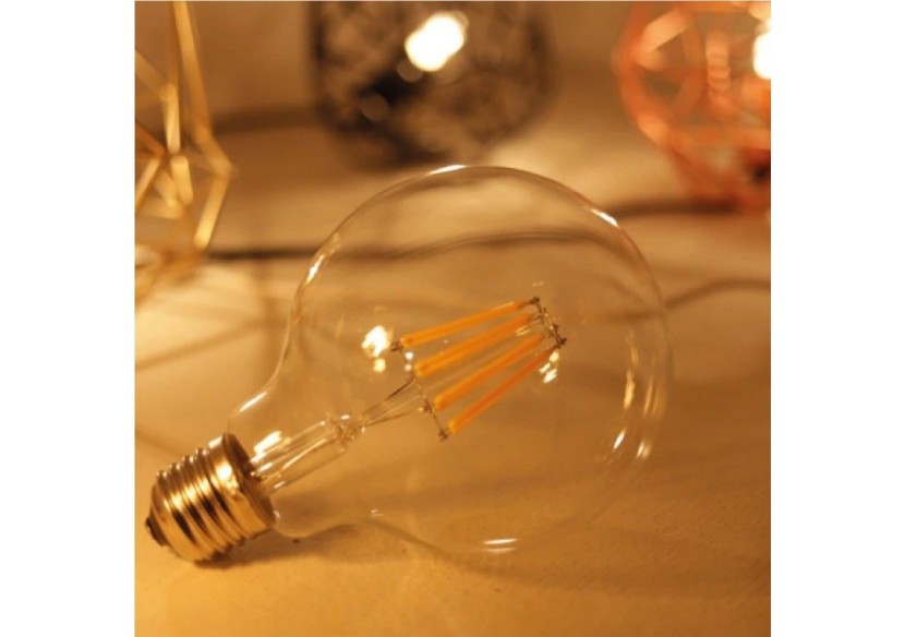 Ampoule à filament LED G95 E27 8W - BF1-G95E27-BC - Barcelona LED