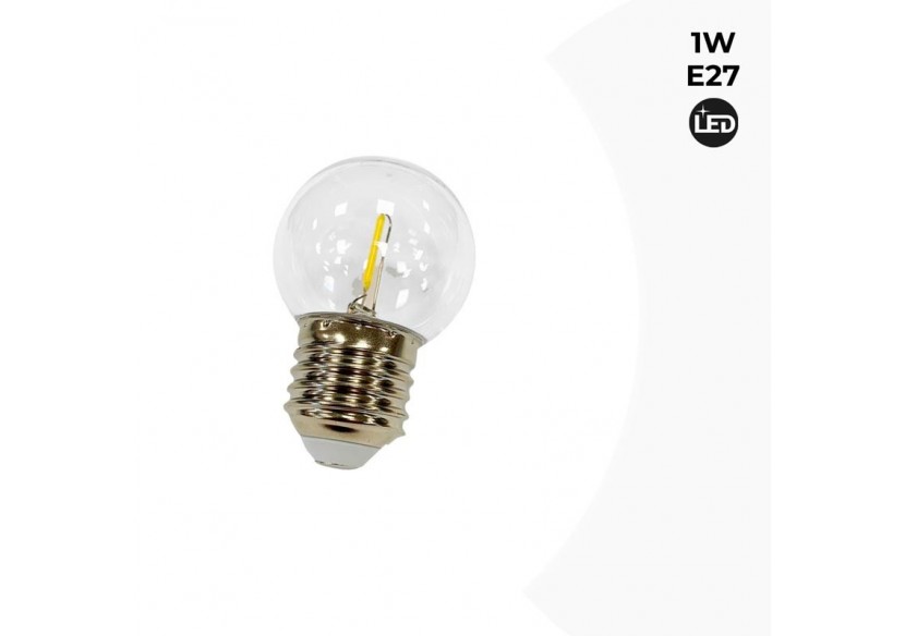 Ampoule LED à filament décorative 1W E27 - B1319-E27-270 - Barcelona LED
