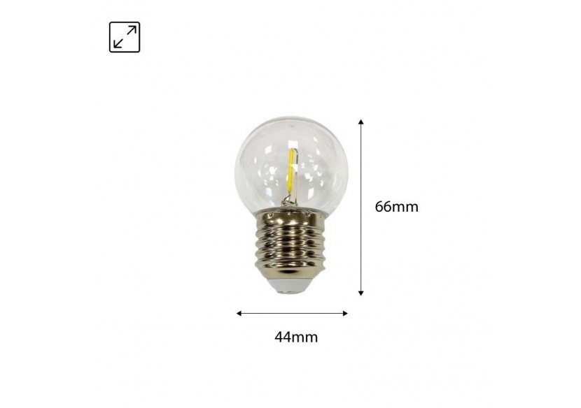 Ampoule LED à filament décorative 1W E27 - B1319-E27-270 - Barcelona LED