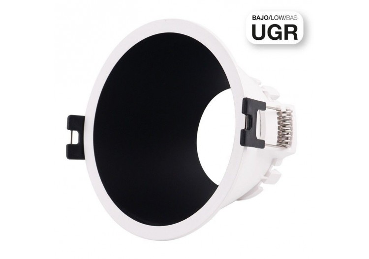 Support encastrable fixe diamètre 93mm avec UGR bas - B987-R-N - Barcelona LED
