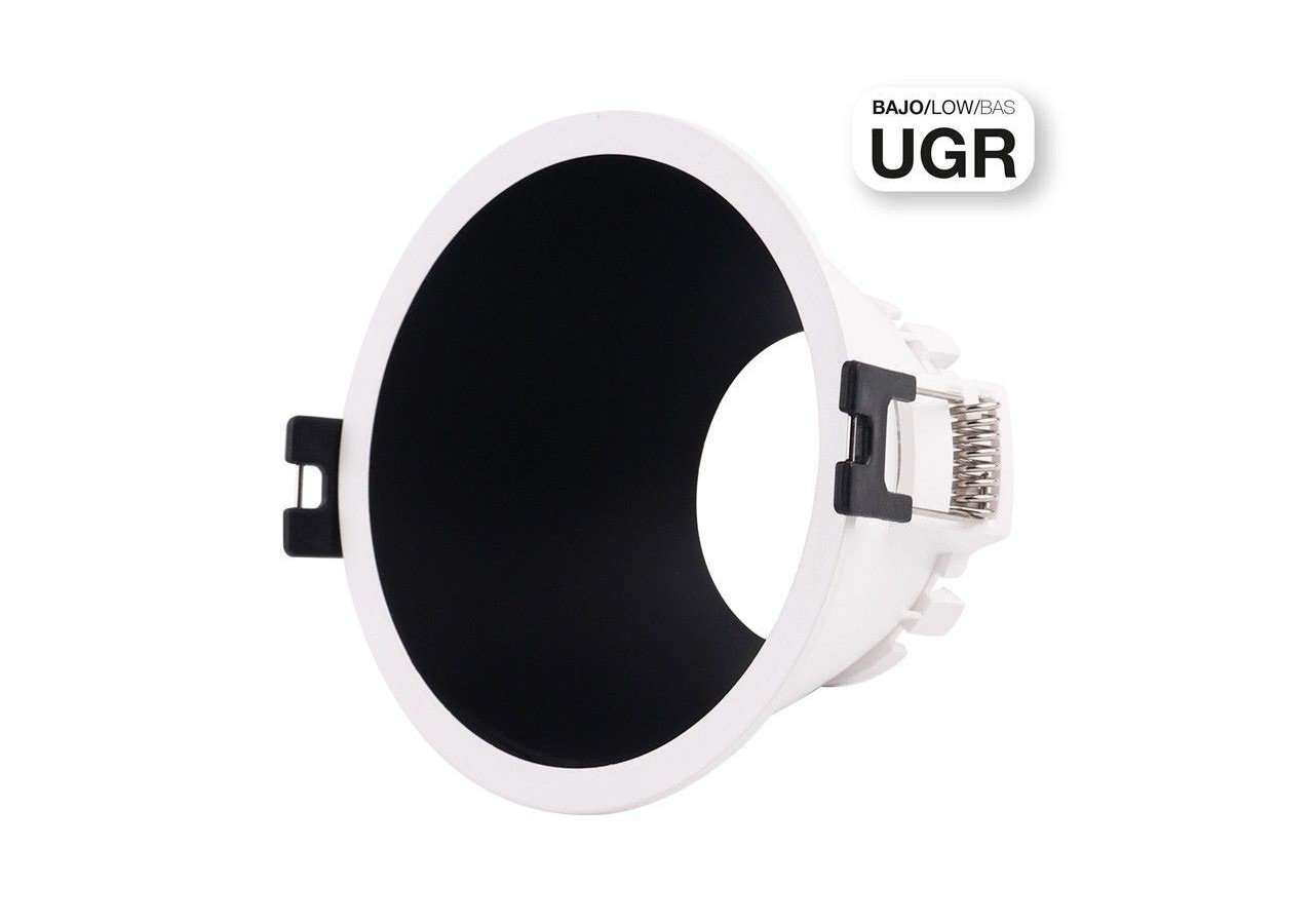 Support encastrable fixe diamètre 93mm avec UGR bas - B987-R-N - Barcelona LED