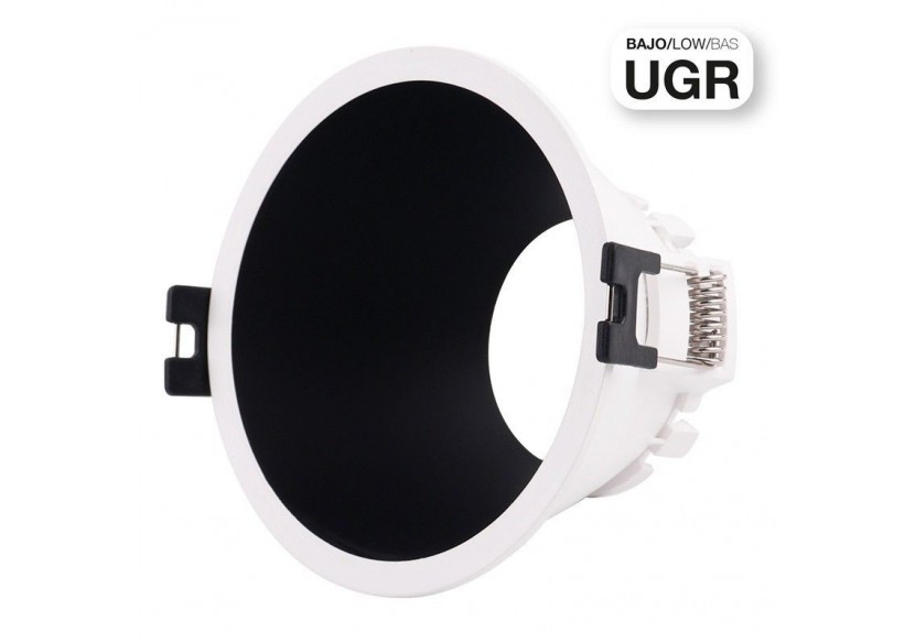 Support encastrable fixe diamètre 93mm avec UGR bas - B987-R-N - Barcelona LED