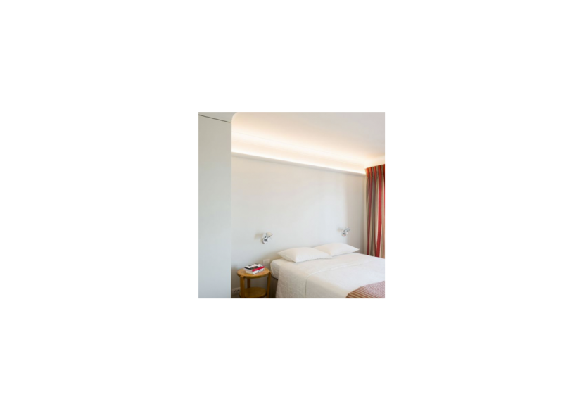 Profilé en aluminium pour ruban LED 23.5x57.8mm (2m) - BPERFALP188-N - Barcelona LED