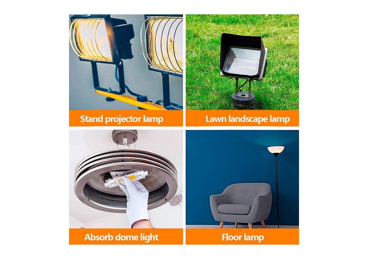 Ampoule LED R7S 78mm - 600lm - COB - 4W - B1374-BF - Barcelona LED