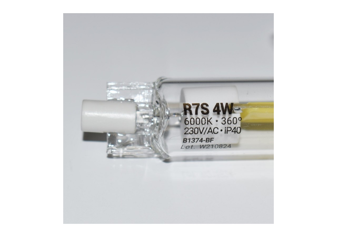Ampoule LED R7S 78mm - 600lm - COB - 4W - B1374-BF - Barcelona LED