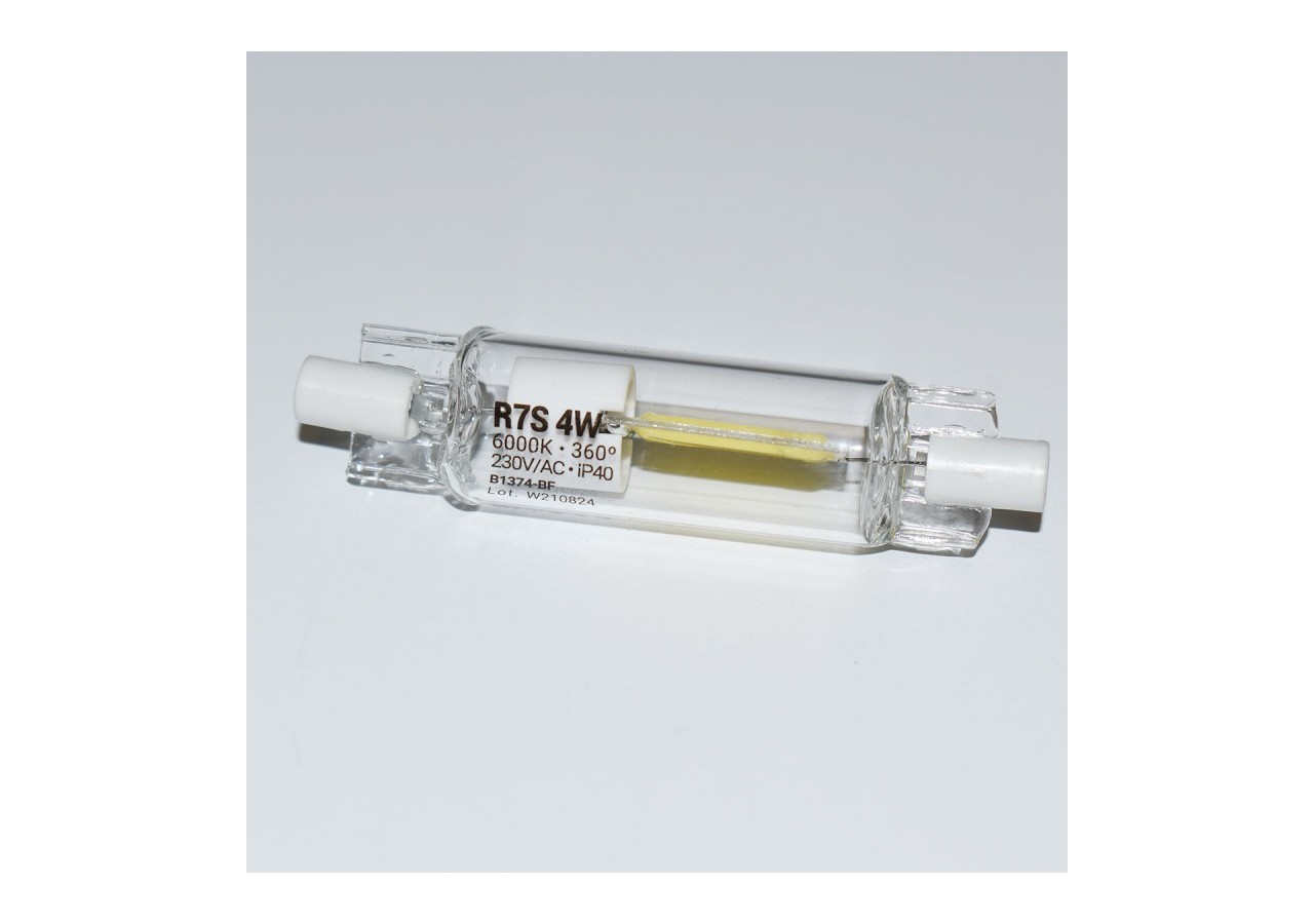 Ampoule LED R7S 78mm - 600lm - COB - 4W - B1374-BF - Barcelona LED