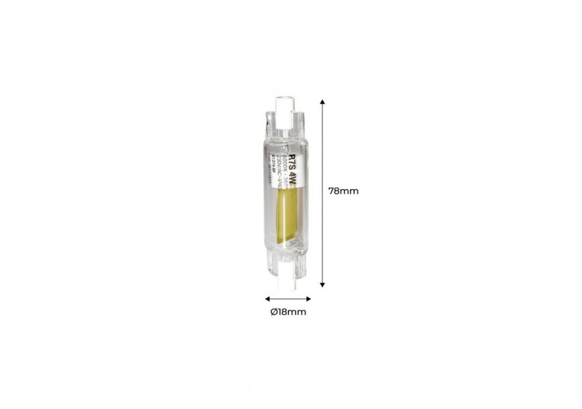 Ampoule LED R7S 78mm - 600lm - COB - 4W - B1374-BF - Barcelona LED