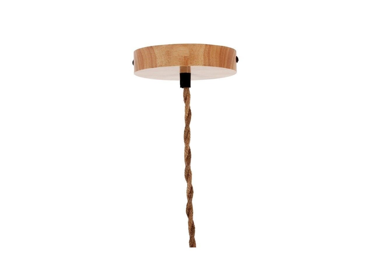 Suspension en bois pour ampoule E27 130cm - K15 - Barcelona LED