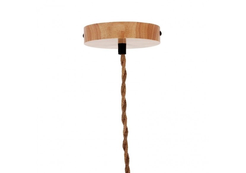 Suspension en bois pour ampoule E27 130cm - K15 - Barcelona LED Suspension en bois pour ampoule E27 130cm - K15 - Barcelona LED