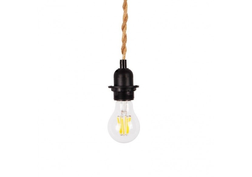 Suspension en bois pour ampoule E27 130cm - K15 - Barcelona LED Suspension en bois pour ampoule E27 130cm - K15 - Barcelona LED